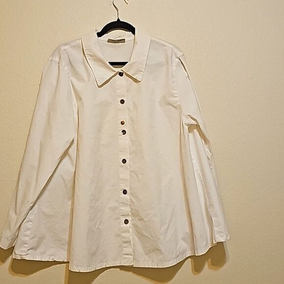 ELEVEN STITCH DESIGN  Cotton Blend Buttoned Shirt Xl - Picture 3 of 8